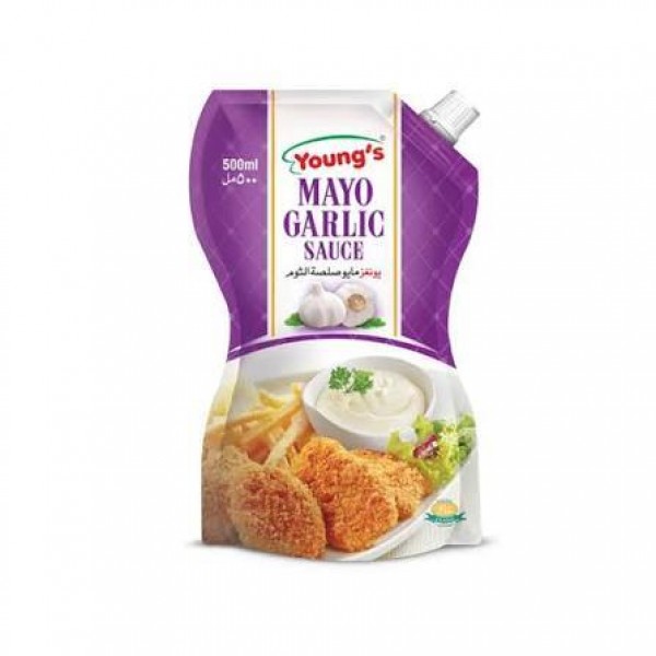 YOUNG`S MAYO GARLIC SAUCE 500ML